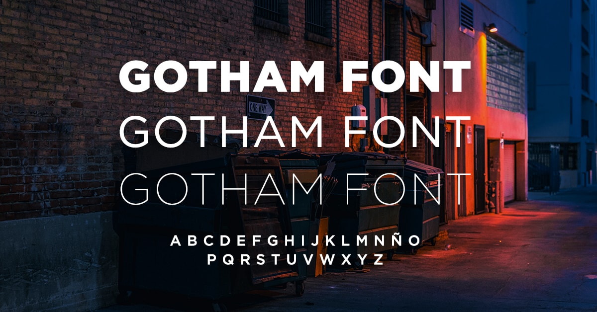 Gotham font: historia y uso de la famosa tipografía
