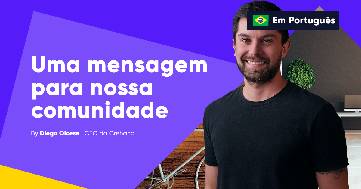 Uma mensagem para a nossa comunidade