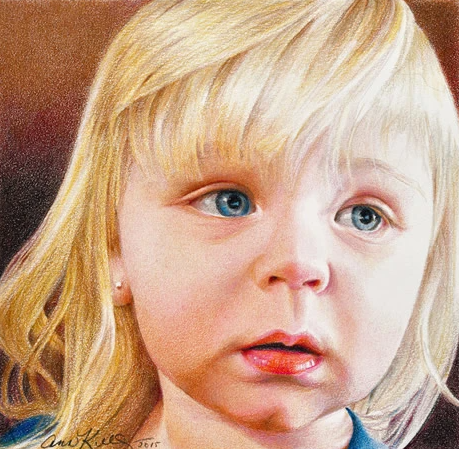 Dibujo con lápices de colores de Ann Kullberg