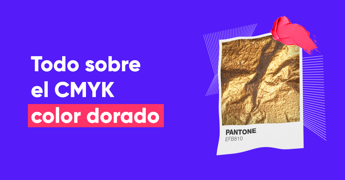 ¿Buscas el CMYK del color dorado?