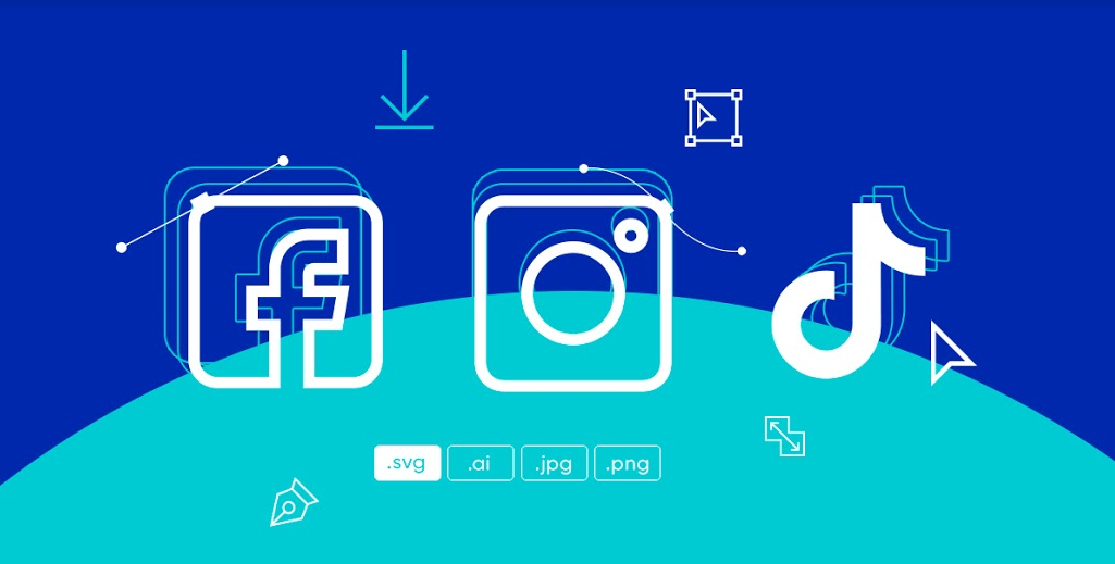 ¿Descargar logos de redes vectorizados? Hazlo sin instalar programas