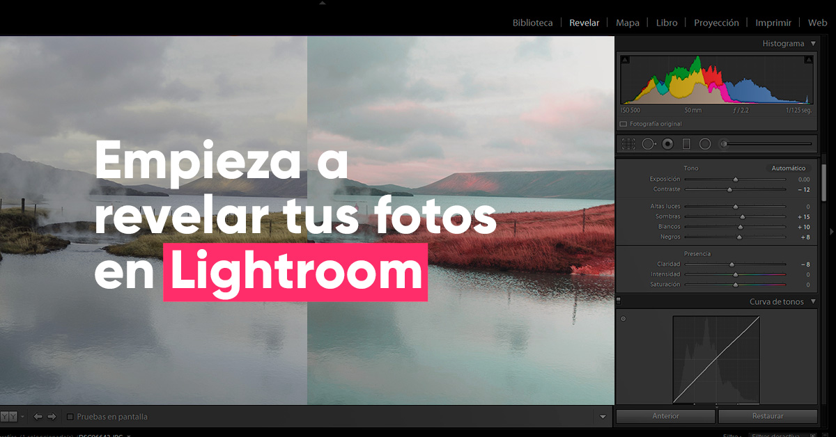 Estos son los pasos para revelar tus fotos en Lightroom