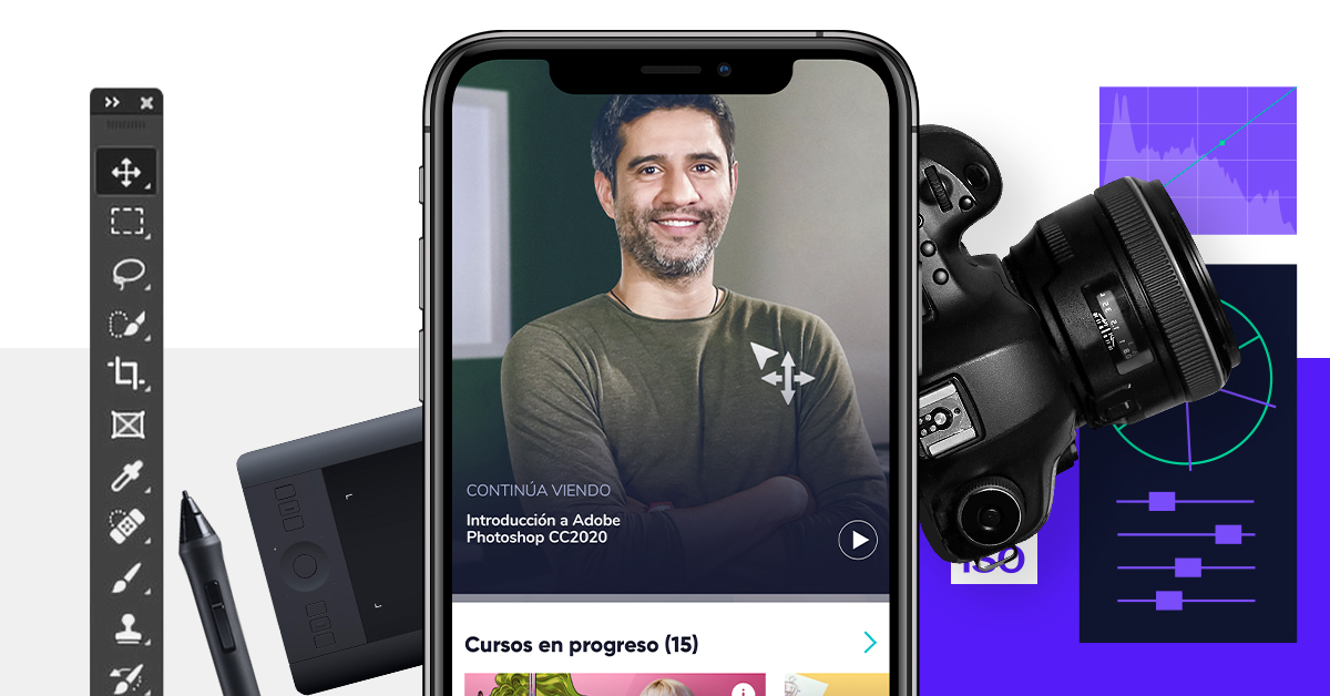 Pack de +10 cursos gratis de diseño gráfico y fotografía