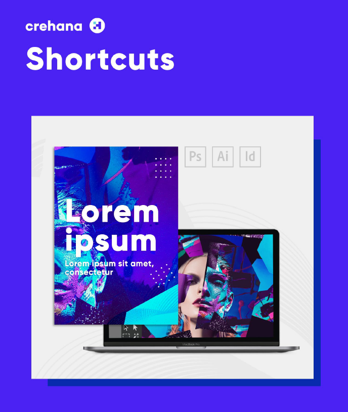 shortcuts adobe photoshop, illustrator 