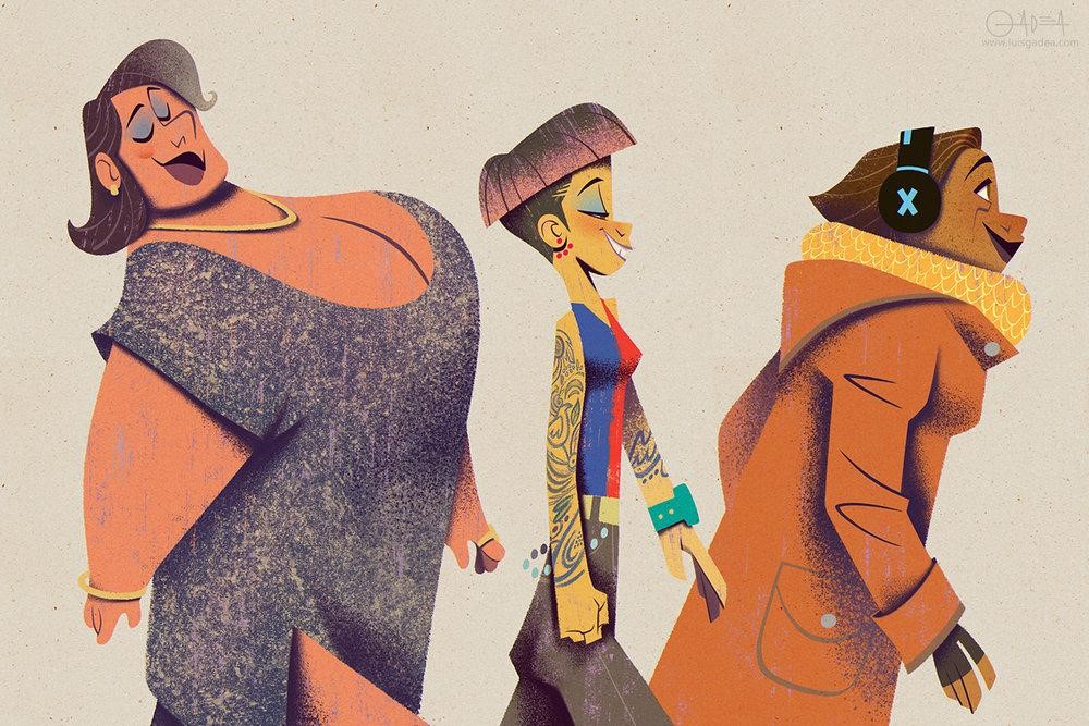 ilustración diversa