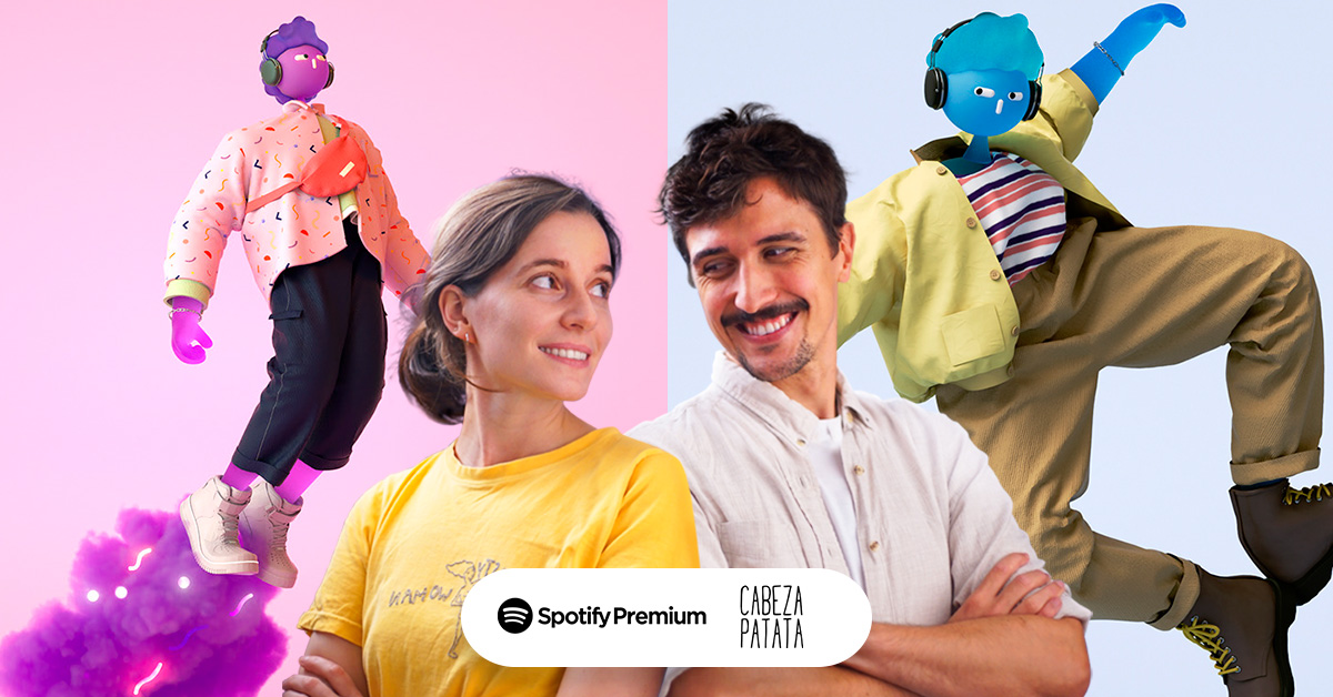 Cabeza Patata anima para Spotify. Checa aquí su trabajo