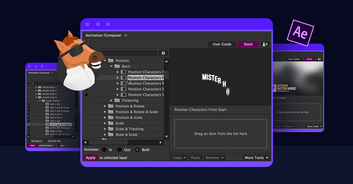 ¿Cómo obtener Animation Composer para After Effects?