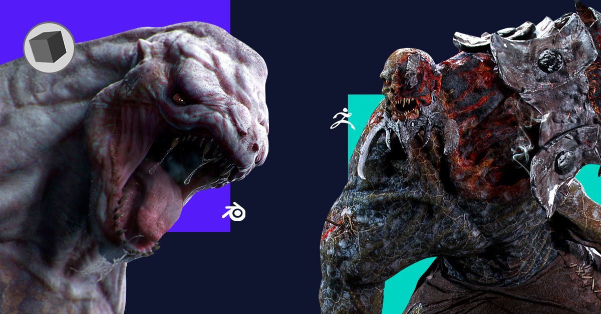 Versus de 3D: ¿Qué diferencias hay entre Blender y Zbrush?