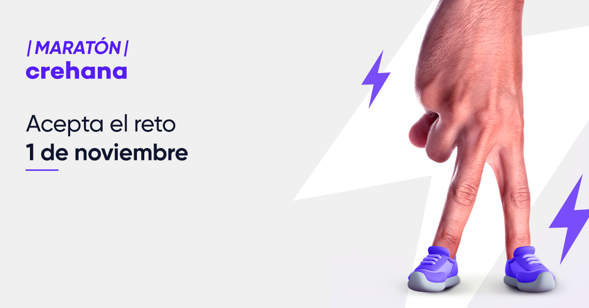 ¡Llega la Maratón Crehana!: ¿Aceptas el reto?