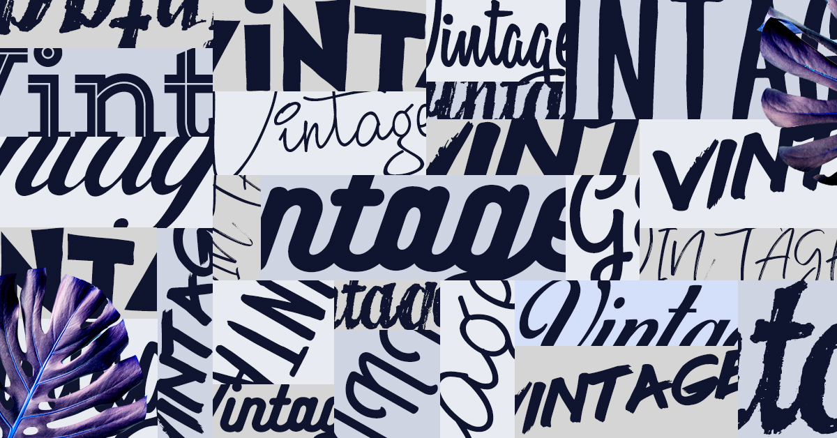 25 tipografías vintage que le gustarán a tu abuela y a tus clientes