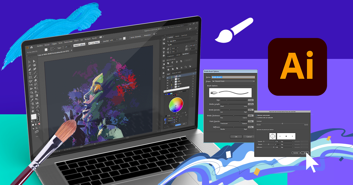 +250 pinceles para Illustrator gratis que no querrás compartir con nadie