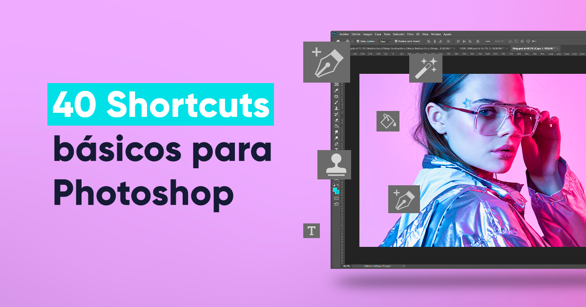 40 atajos básicos para Photoshop