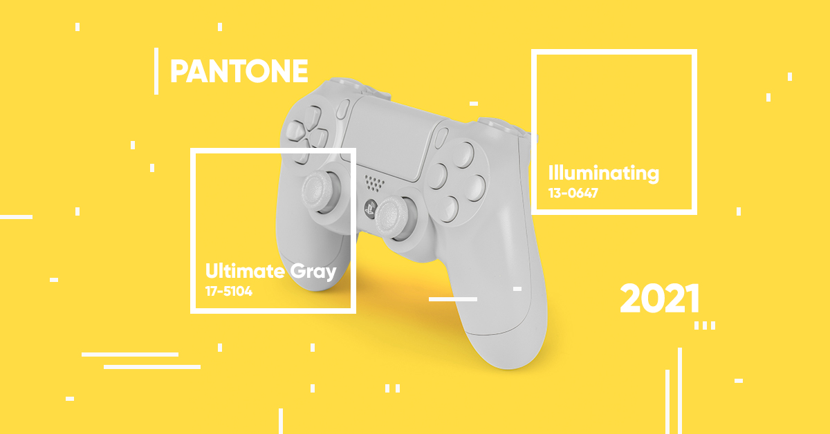 Revelación Pantone color 2021: ultimate gray + illuminating
