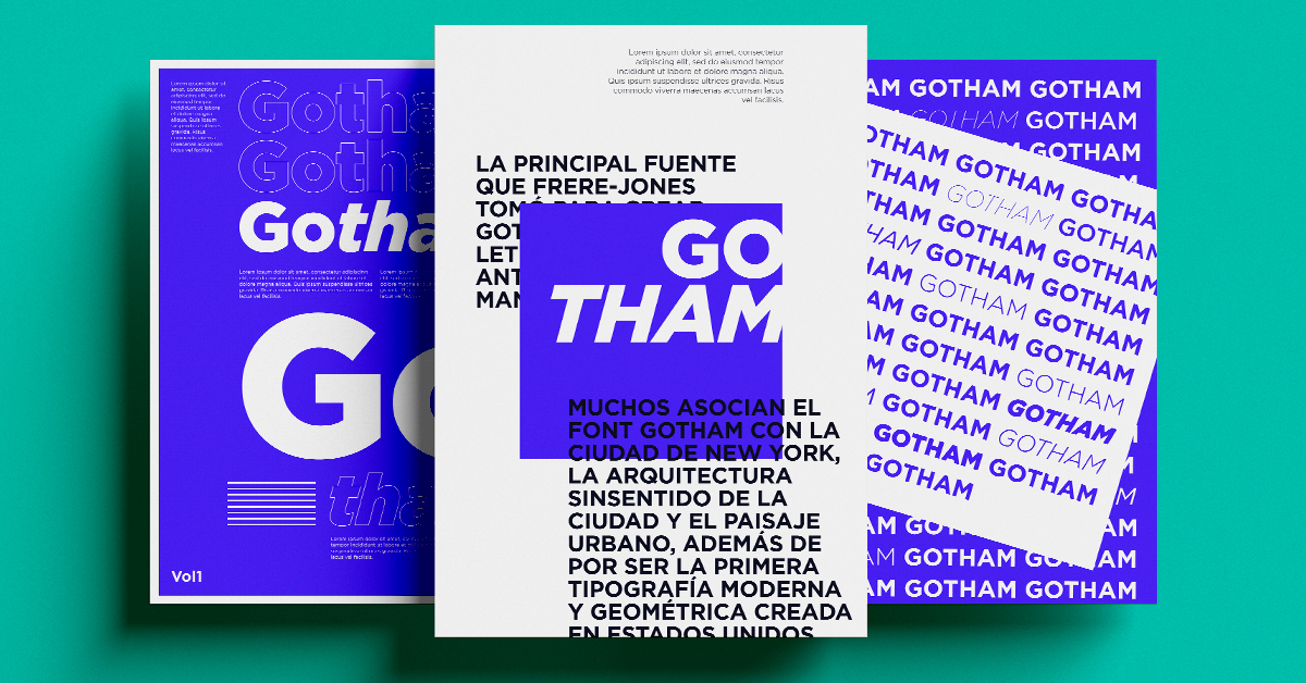 Gotham font: La tipografía que no le falta a ningún diseñador