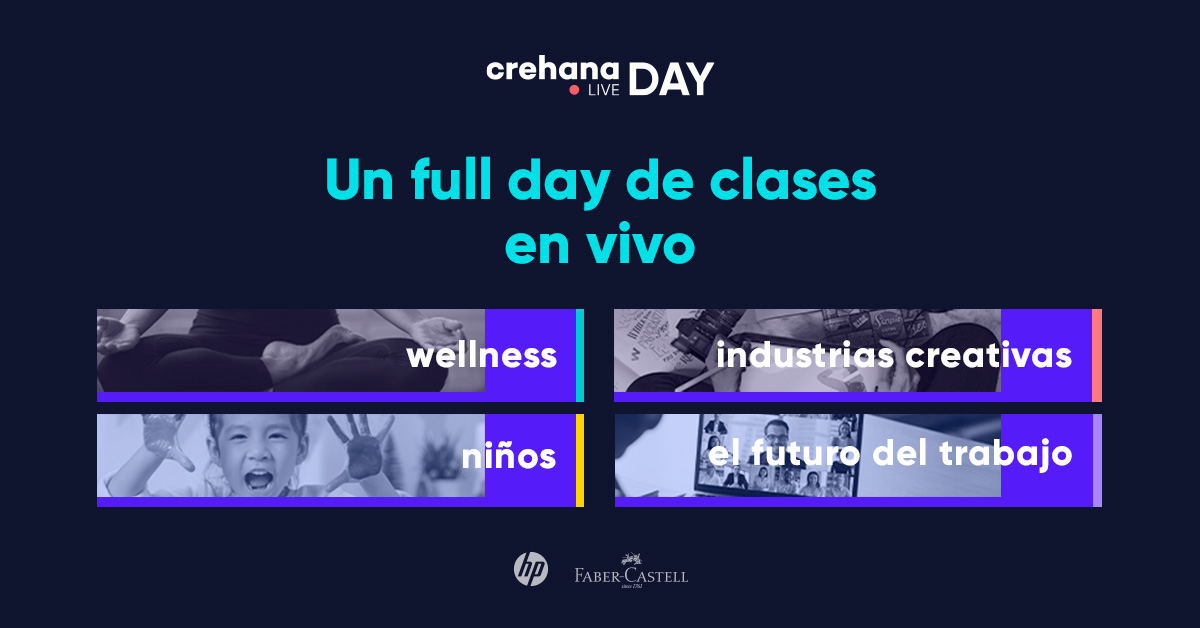 Crehana Day: Un full day de clases en vivo y sorpresas