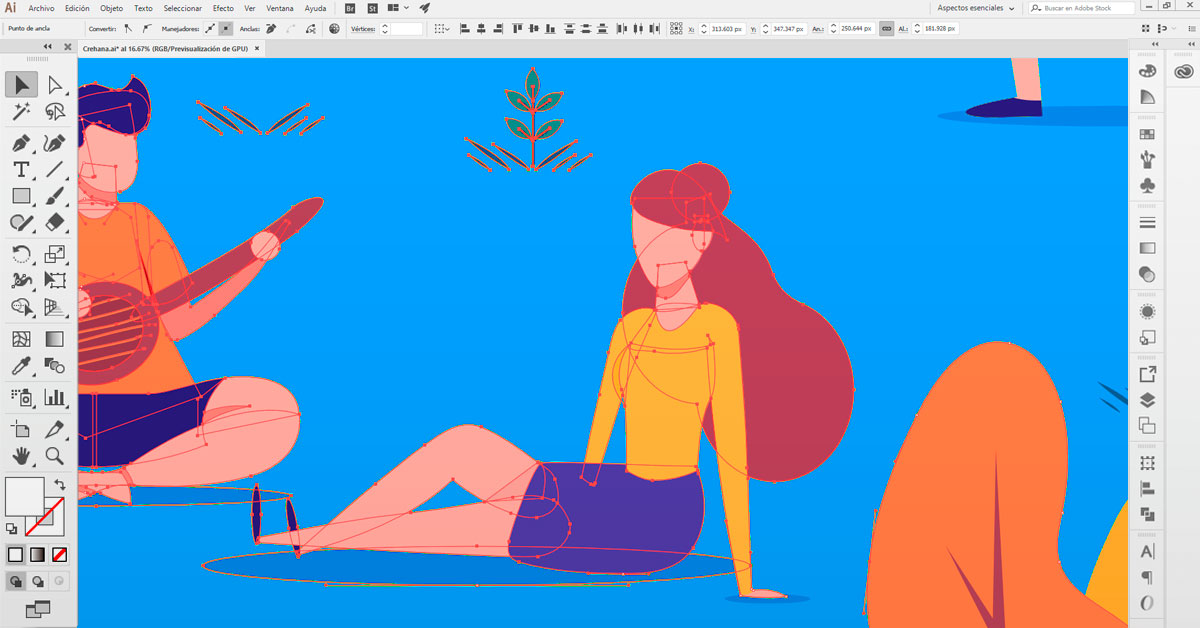 Cómo vectorizar con Adobe Illustrator de dos diferentes formas.